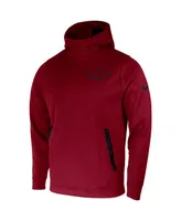 Men's Nike Cardinal Arkansas Razorbacks 2-Hit Performance Pullover Hoodie