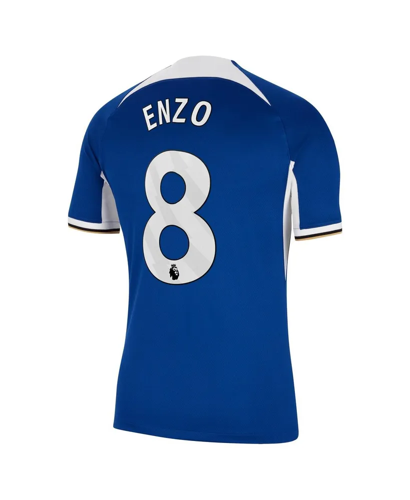 Men's Nike Enzo Fernandez Blue Chelsea 2023/24 Home Stadium Replica Jersey