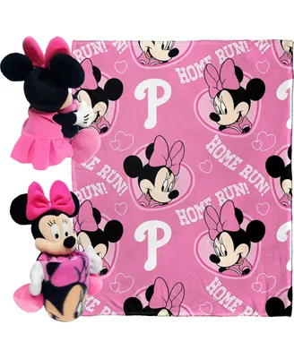 Northwest X Disney Philadelphia Phillies Minnie Hugger Pillow and Silk Touch Throw Set