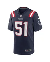 Men's Nike Ronnie Perkins Navy New England Patriots Game Jersey