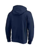 Men's Fanatics Navy Chicago Cubs Heart & Soul Pullover Hoodie