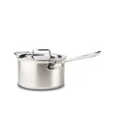 All-Clad D5 Stainless Steel Brushed 5-Ply Bonded 4 Qt. Sauce Pan with Lid