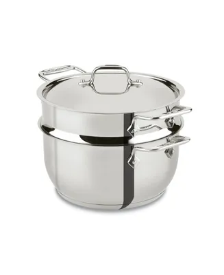 All-Clad Stainless Steel 5 Qt. Covered Multi Pot with Steamer Insert