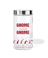 Style Setter Gnome Sweet Glass Jar, 60 oz