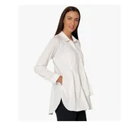 Stella Carakasi Women's Button-Front Shirt Top Sensation Tunic