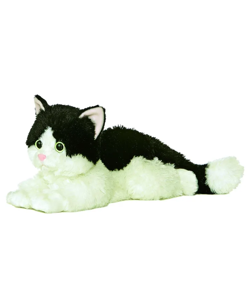 Aurora Medium Oreo Flopsie Adorable Plush Toy Black 12"