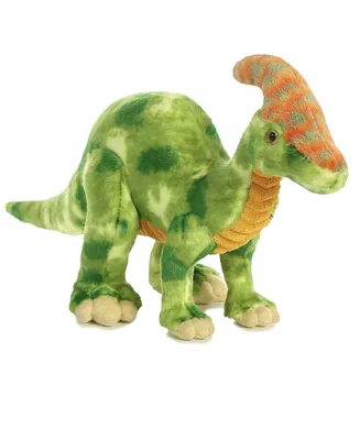 Aurora Large Parasaurolophus Dinos & Dragons Ferocious Plush Toy Green 16"