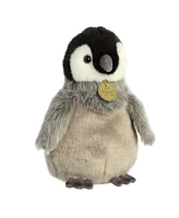 Aurora Small Emperor Penguin Chick Miyoni Adorable Plush Toy Gray