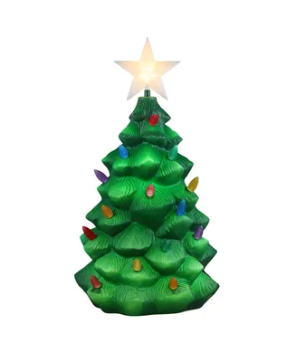 24" Outdoor Lit Blow Mold Tree