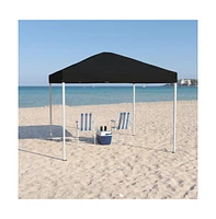 Tamar 8'X8' Weather Resistant, Uv Coated Pop Up Canopy Tent With Reinforced Corners, Height Adjustable Frame And Carry Bag