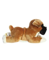 Aurora Medium Boxer Miyoni Realistic Plush Toy Brown 11"