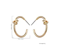 Knot Hoop Earrings