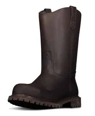 10" Wellington Steel Toe Work Boots for Men - Electrical Hazard Oil and Slip Resistant