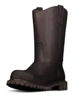 10" Wellington Steel Toe Work Boots for Men - Electrical Hazard Oil and Slip Resistant