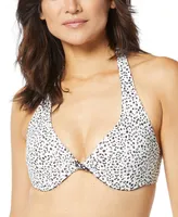 Coco Reef Women's Verso Twist-Front Reverisble Bra-Sized Bikini Top