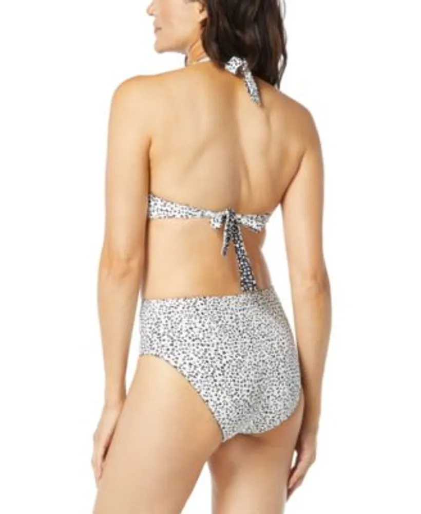 Coco Reef Womens Verso Twist Front Reverisble Bra Sized Bikini Top High Waist Reversible Bikini Bottoms