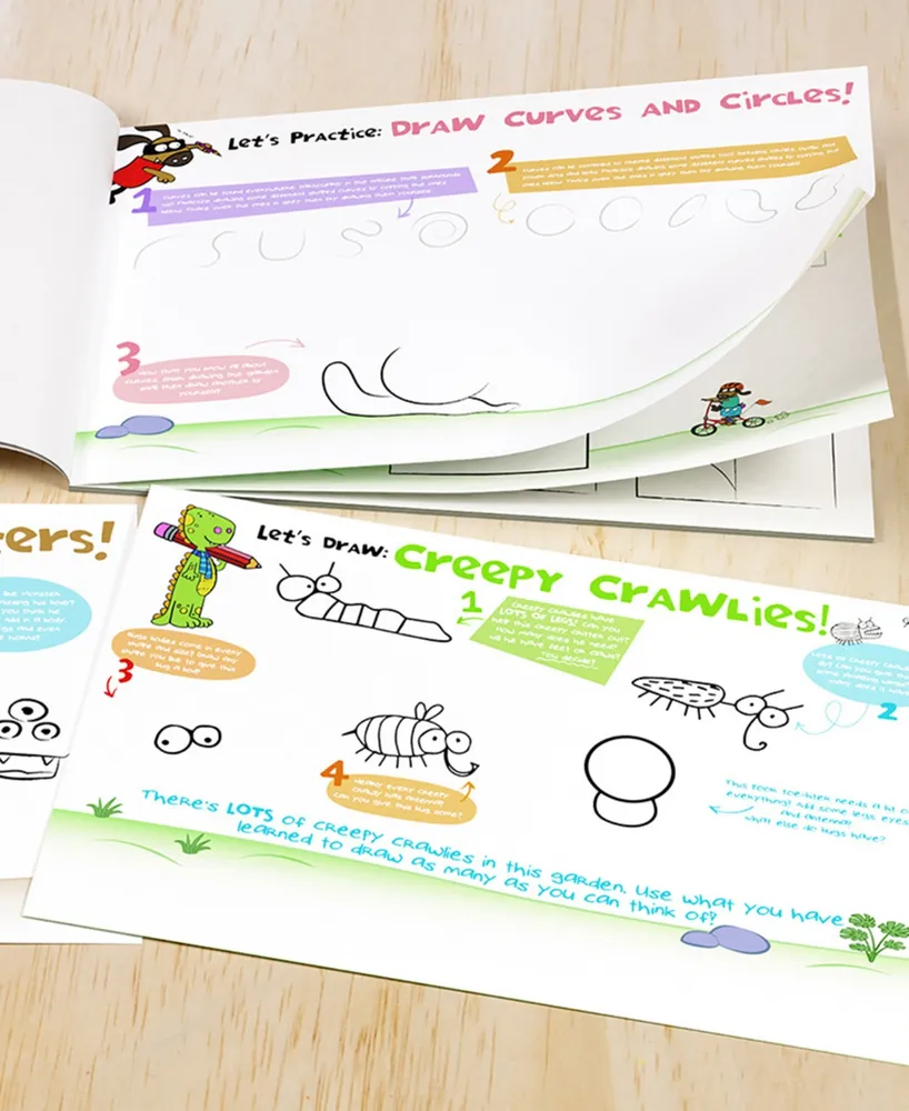 Micador jR. Drawing Activity Pad, Learn to Draw Activity Pad