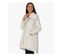 Stella Carakasi Women's Full-Zip-Front Water-Repellent Definitive Coat