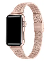 Posh Tech Unisex Eliza Stainless Steel Bicolor Band for Apple Watch Size- 42mm, 44mm, 45mm, 49mm