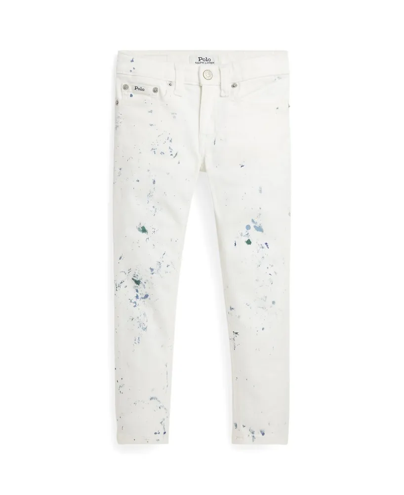 Polo Ralph Lauren Toddler and Little Girls Paint-Splatter Tompkins Skinny Jeans