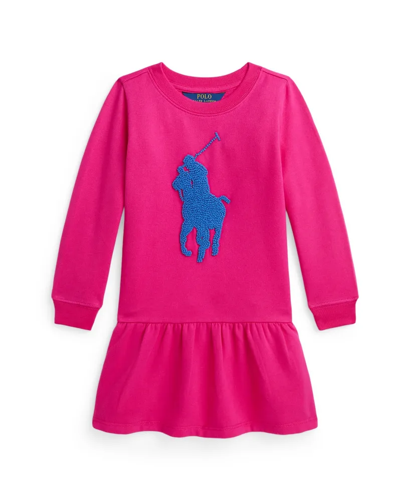 Polo Ralph Lauren Big Girls Polo Bear Fleece Hooded Sweatshirt - Macy's