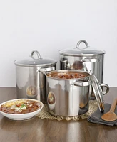 Sedona Kitchen 3-Pc. Stainless Steel Stockpot Set