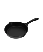 Victoria 6.5 Inch Mini Cast Iron Skillet. Small Frying Pan Seasoned
