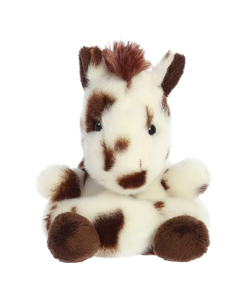 Aurora Mini Haymitch Painted Horse Palm Pals Adorable Plush Toy White 5"