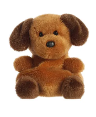 Aurora Mini Ruff Ruff Puppy Palm Pals Adorable Plush Toy Brown 5"