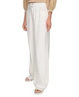 Dkny Women's Top-Stitched Crinkle Trousers