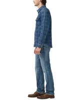 Buffalo David Bitton Men's Shane Indigo Long-Sleeve Button-Up Denim Shirt