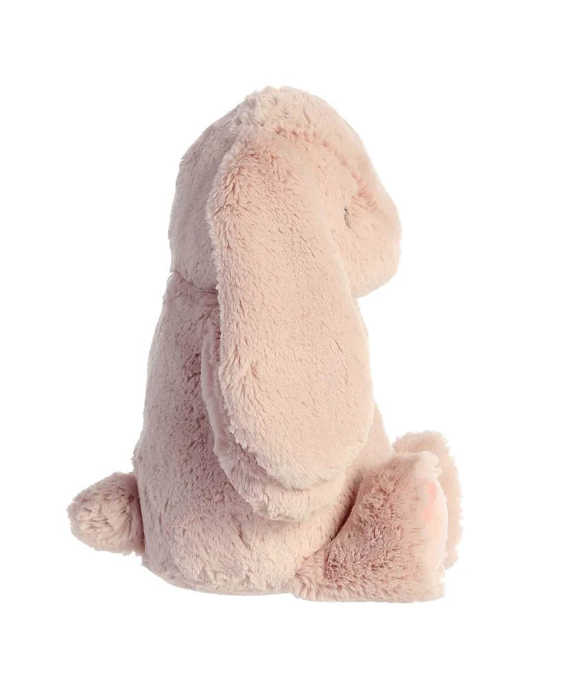 ebba Large Dewey Bunny Playful Baby Plush Toy Rose 10"