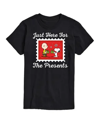 Airwaves Men's Peanuts Holidays Short Sleeve T-shirt