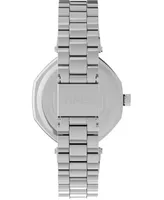 Timex Ufc Women's Jewel Analog Silver-Tone Stainless Steel Watch, 36mm