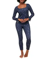 Audra Women's Pajama Long Sleeve Top & Legging Set