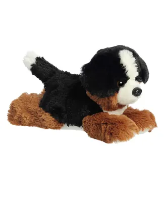 Aurora Small Bernie Mountain Dog Mini Flopsie Adorable Plush Toy Black 8"
