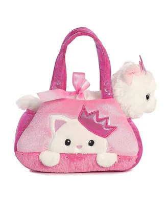 Aurora Small Peek-a-Boo Princess Kitty Fancy Pals Fashionable Plush Toy Multi-Color 7"