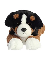 Aurora Medium Bernie Mountain Dog Flopsie Adorable Plush Toy White 12"