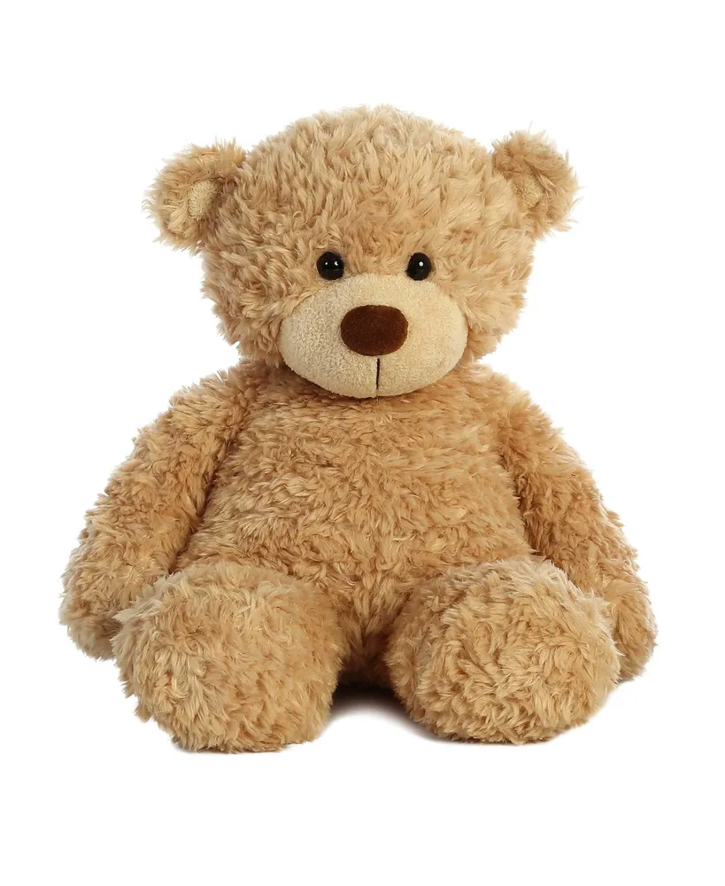 Aurora Large Bonny Bear Snuggly Plush Toy Tan 13"