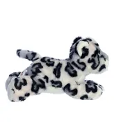 Aurora Small Snow Leopard Mini Flopsie Adorable Plush Toy Gray 8