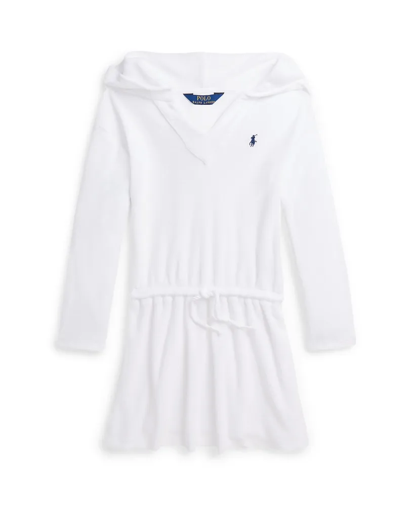 Polo Ralph Lauren Toddler and Little Girls Hooded Terry Cover-Up Swimsuit