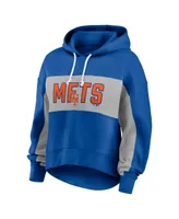 Women's Fanatics Royal New York Mets Filled Stat Sheet Pullover Hoodie