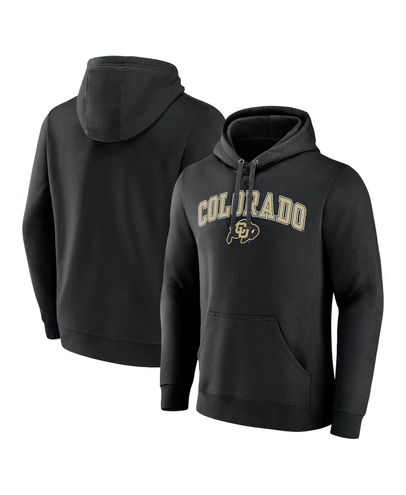 Men's Fanatics Black Colorado Buffaloes Campus Pullover Hoodie