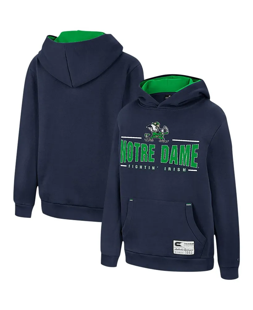 Big Boys Colosseum Navy Notre Dame Fighting Irish Lead Guitarists Pullover Hoodie