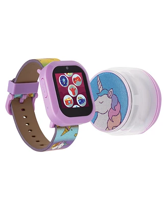 Playzoom V3 Girls Purple Silicone Smartwatch 42mm Gift Set