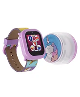 Playzoom V3 Girls Purple Silicone Smartwatch 42mm Gift Set