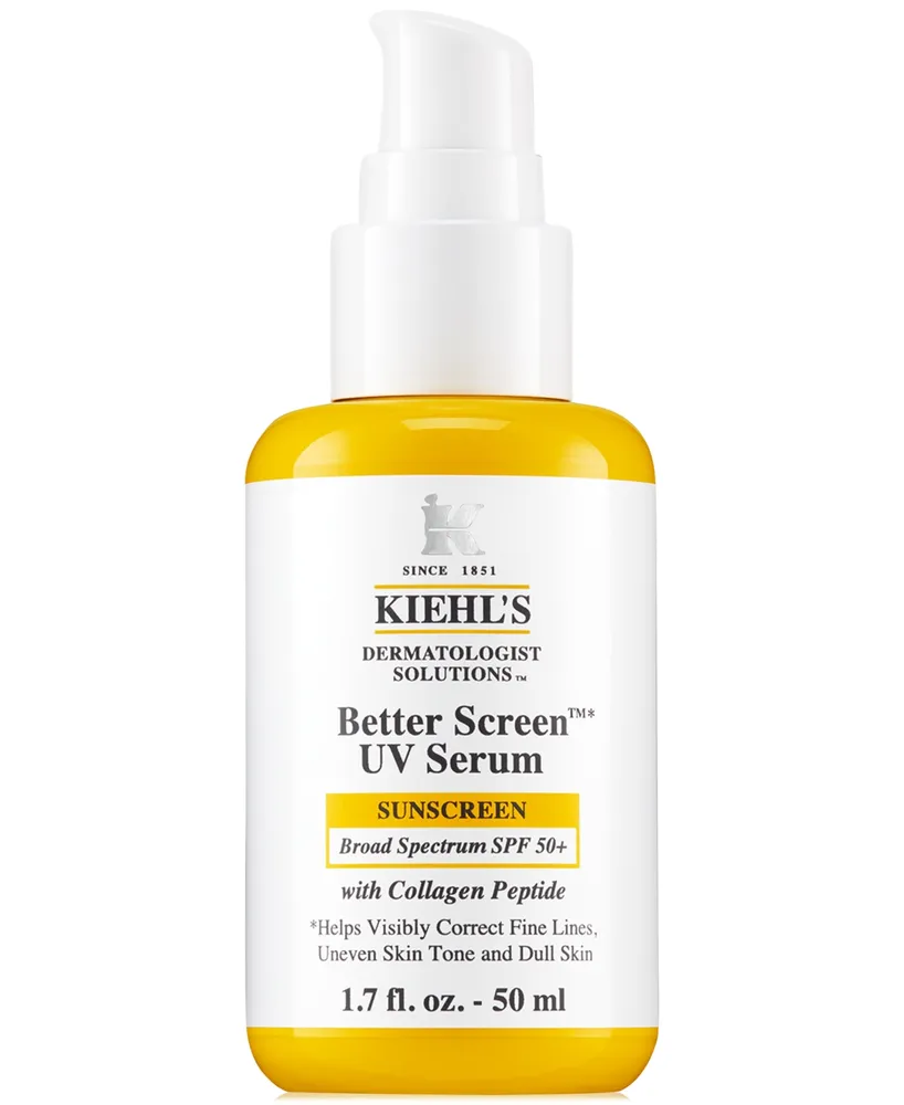 Kiehl's Since 1851 Better Screen Uv Serum Spf 50+ With Collagen Peptide