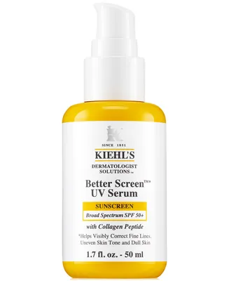 Kiehl's Since 1851 Better Screen Uv Serum Spf 50+ With Collagen Peptide
