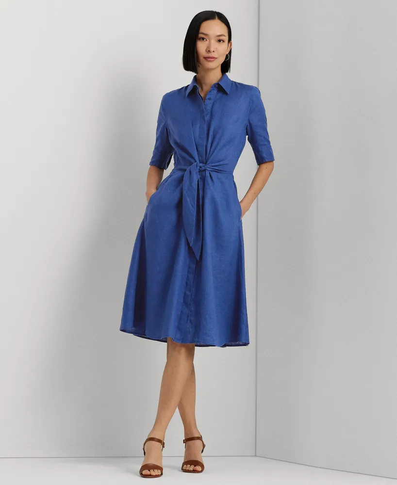 Lauren Ralph Lauren Women's Linen Shirtdress