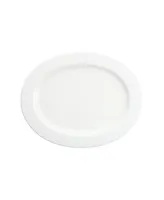 Fortessa Amanda White Embossed Oval Platter